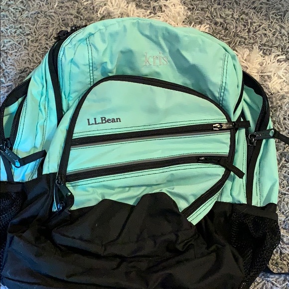 ll bean teal backpack